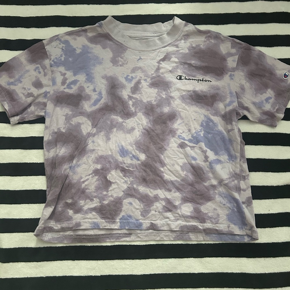 Champion Tie-Dye T-Shirt - Purple